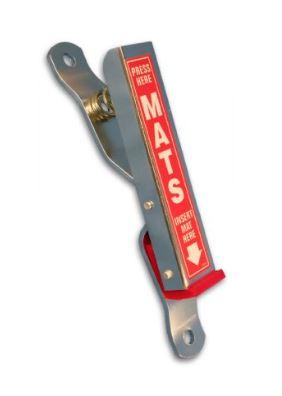 4pcs Heavy Duty Mat Clamp, Car Wash Floor Mat Clamps,Non-Slip Car Wash Floor Mat Hanger Wall