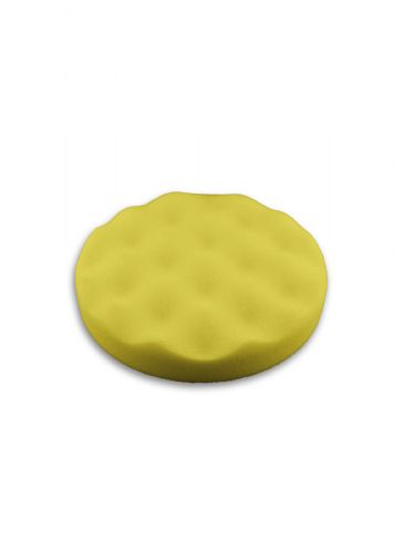 Detail Supplies Technicians Choice Waffle Pad Yellow Foam Heavy Cut 6"