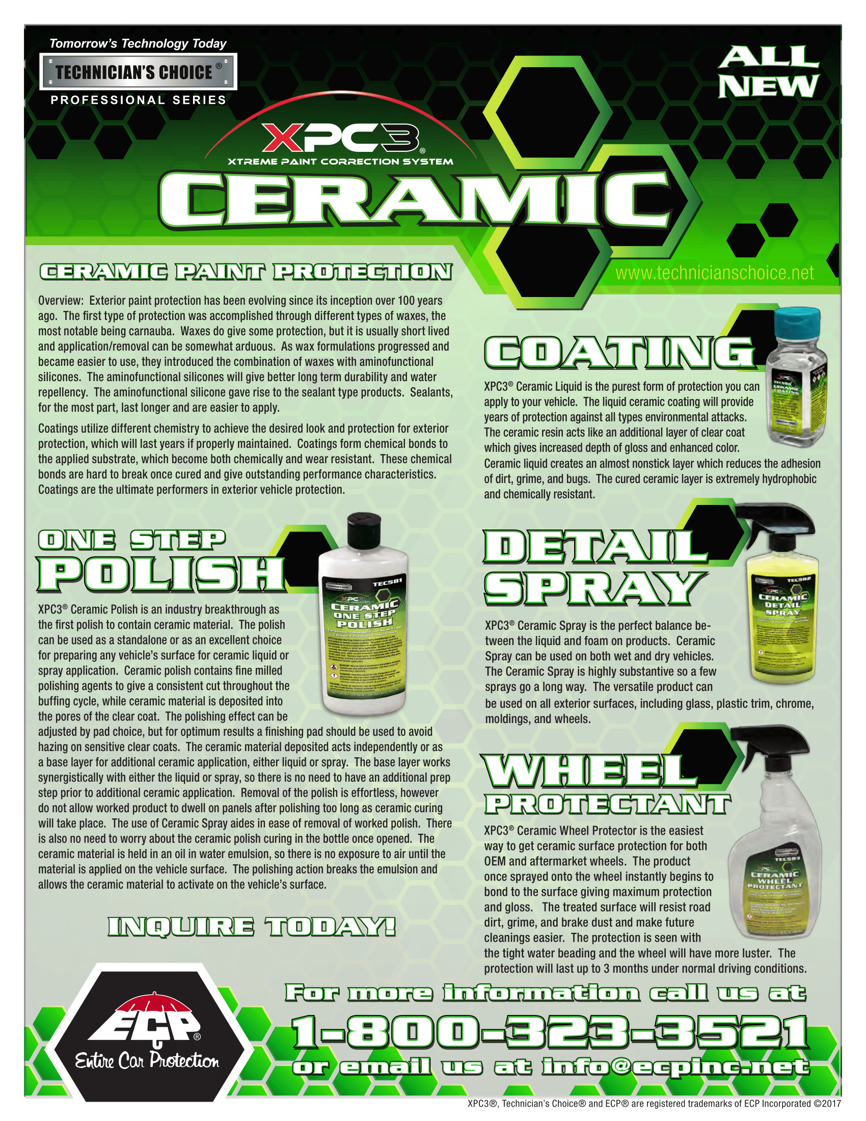 Technician's Choice® TEC582 Ceramic Detail Spray 